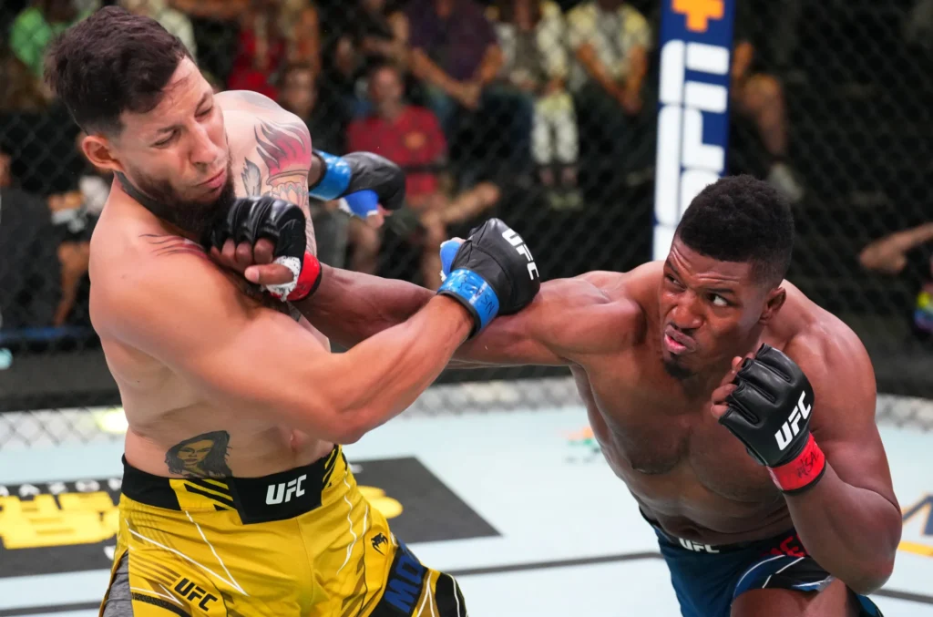 Askar Mozharov UFC debut against Alonzo Menifield